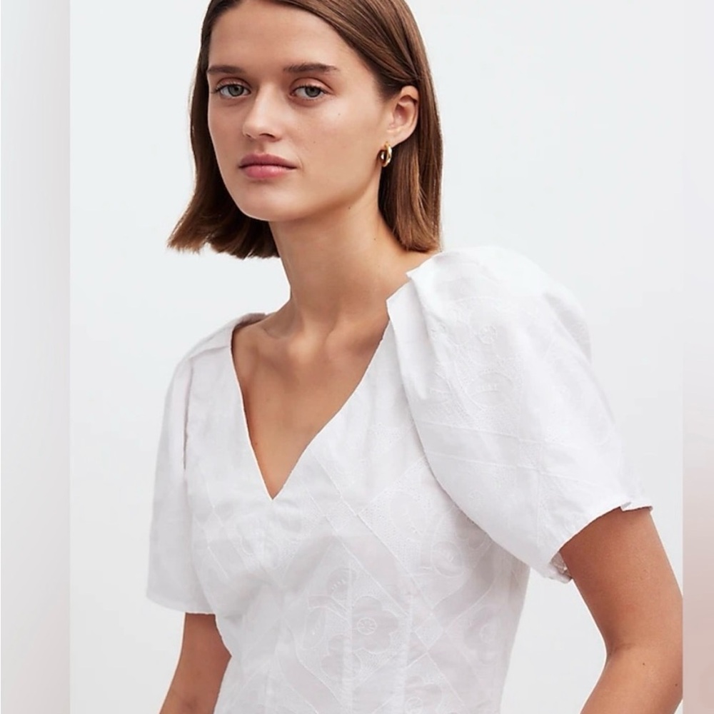 NWT Madewell V neck dart shirt